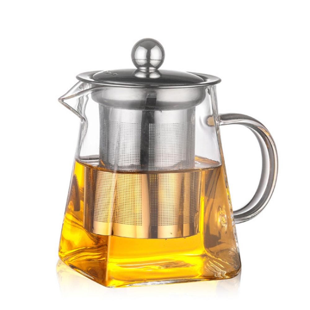Best Clear Borosilicate Glass Teapot With Stainless Steel Infuser