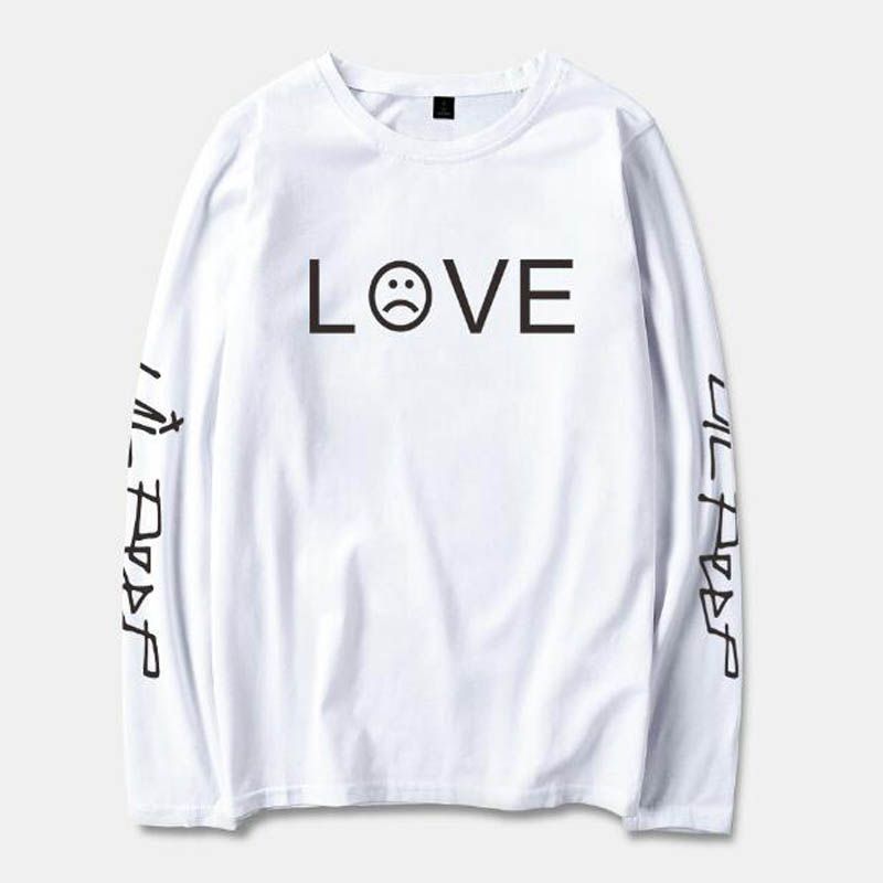 Mujer Camisetas de Manga Larga de Crybaby R.I.P Lil Peep