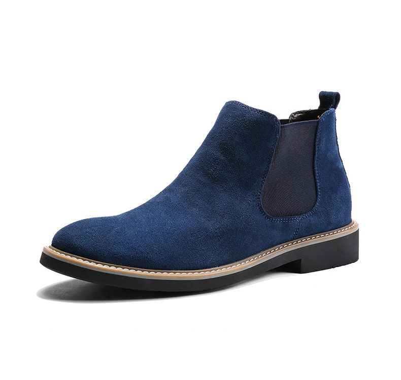 men's flat heel boots