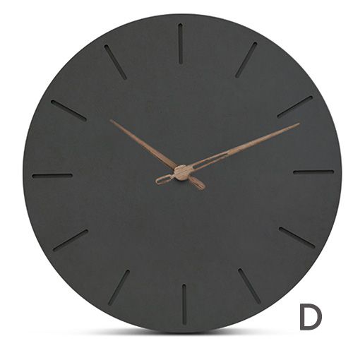 Wood Wall Clocks Silent Modern Design Elegant Creative Clock Home