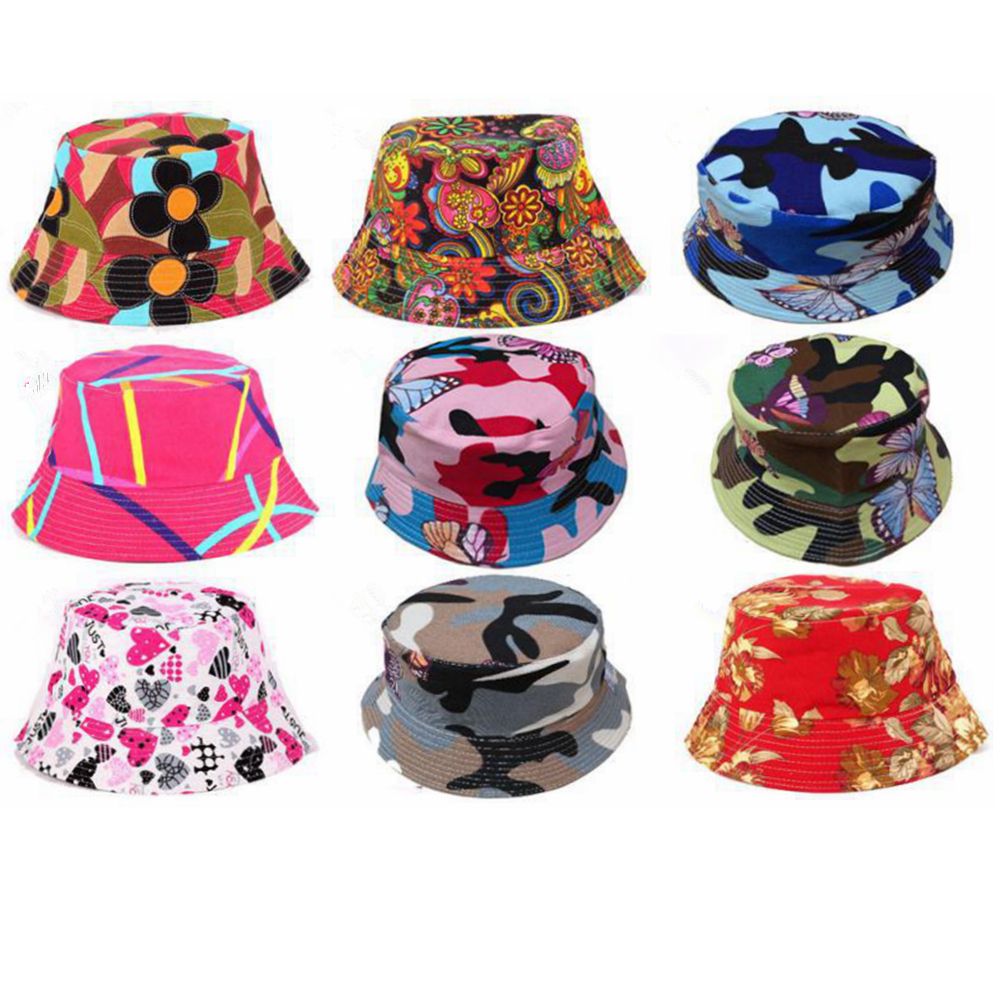 colourful bucket hat