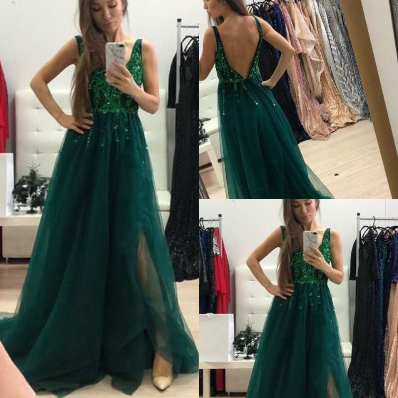 vestido cor verde esmeralda