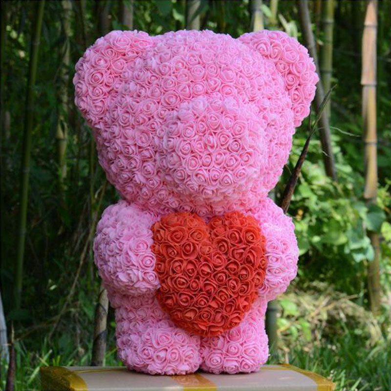 rose heart bear