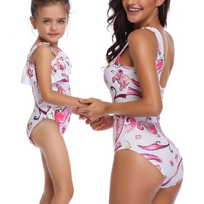 matching mum and daughter swimwear