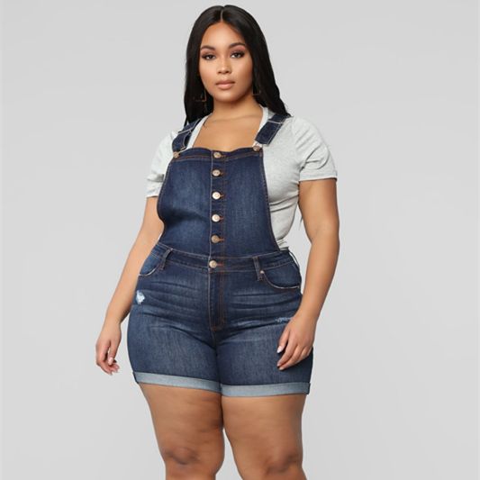 denim jumper dress plus size