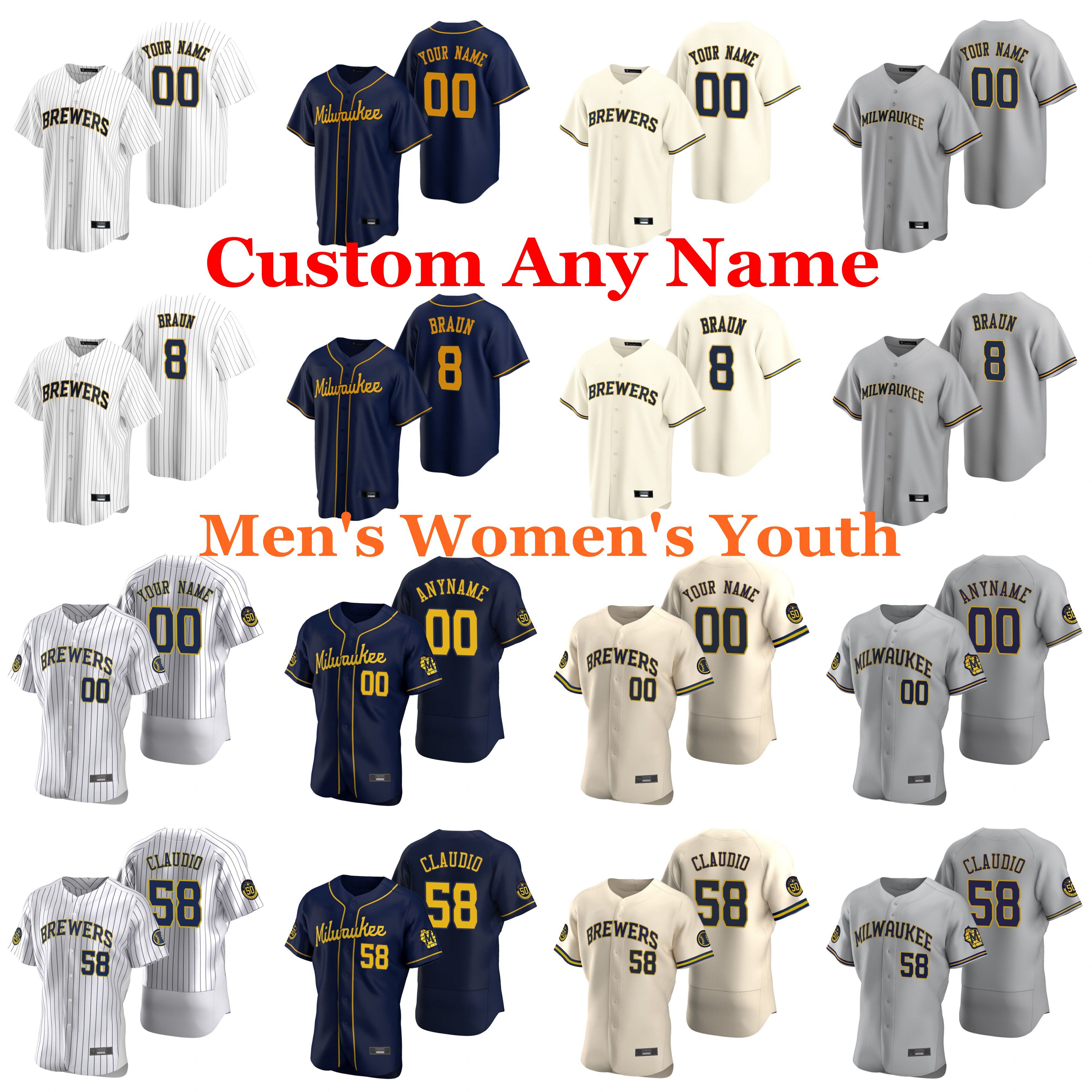 dhgate brewers jersey