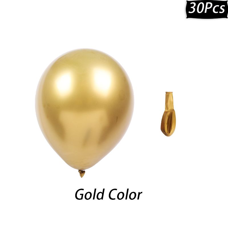 30pcs Metallgold