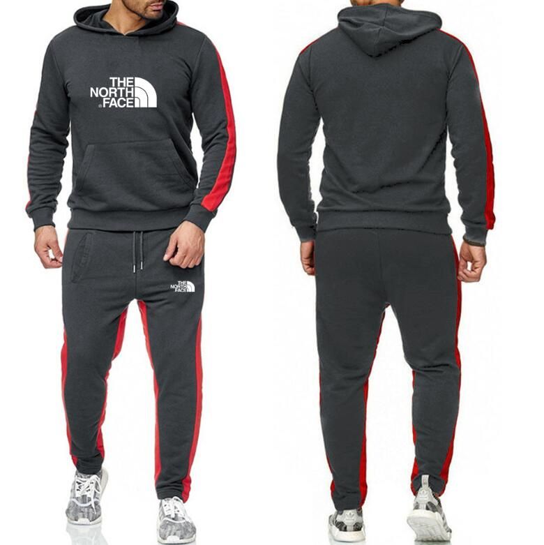 Compre Nueva Negro Hombres Chándal Dos Sudaderas Piece + Pantalones Otoño /  Invierno Con Capucha Traje Térmico De Chándal Hombre Chandal Sudaderas Para  Hombre A 69,82 € Del Wangtao8818 | DHgate.Com