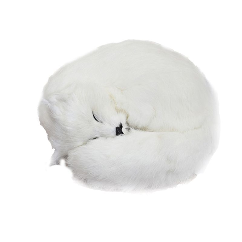 white fox stuffed animal
