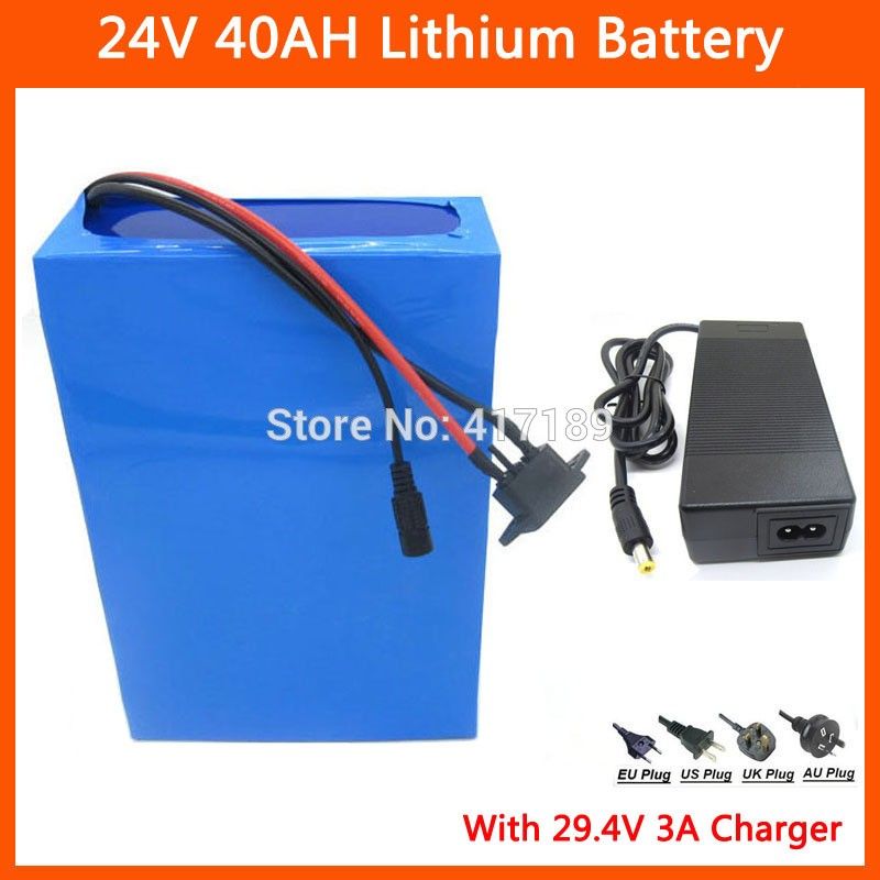 1000w 24 Volt Battery 24v Electric Bike Battery 24v 40ah Lithium Ion Battery With 50a Bms 29 4v 3a Charger Free Customs Fee Ag13 Battery Battery Pack From Lshlsc 301 91 Dhgate Com
