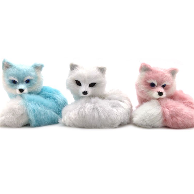 realistic plush fox