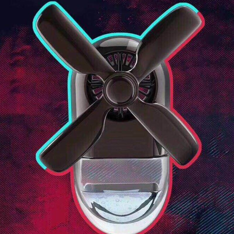 Perfume Car Air Freshener Fan Cute Lady Auto Air Vent Clip Outlet