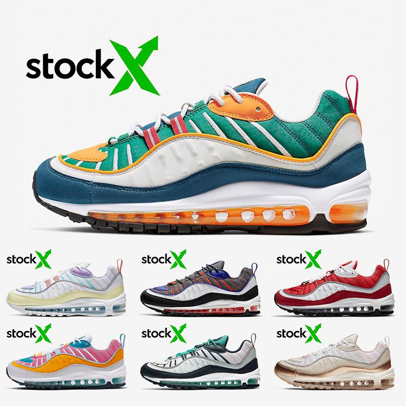 multi colored running shoes