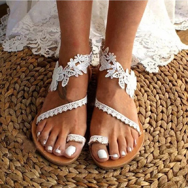 beach flats shoes