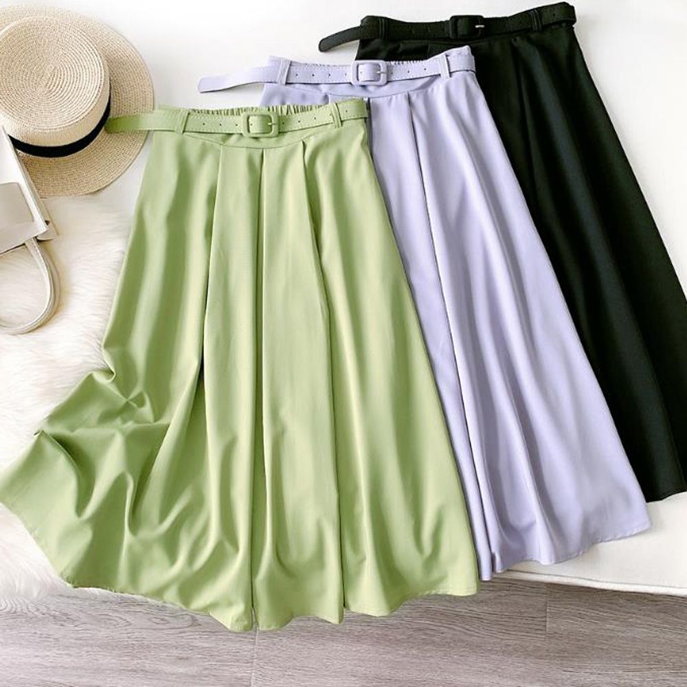 plisadas verano de las mujeres de Corea hielo de la drapeado del