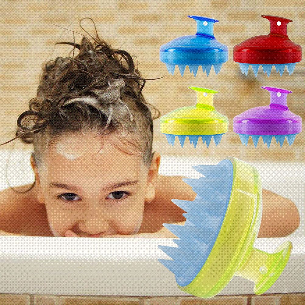 Child Shower Washing Head Massage Brush Household Adults Kids