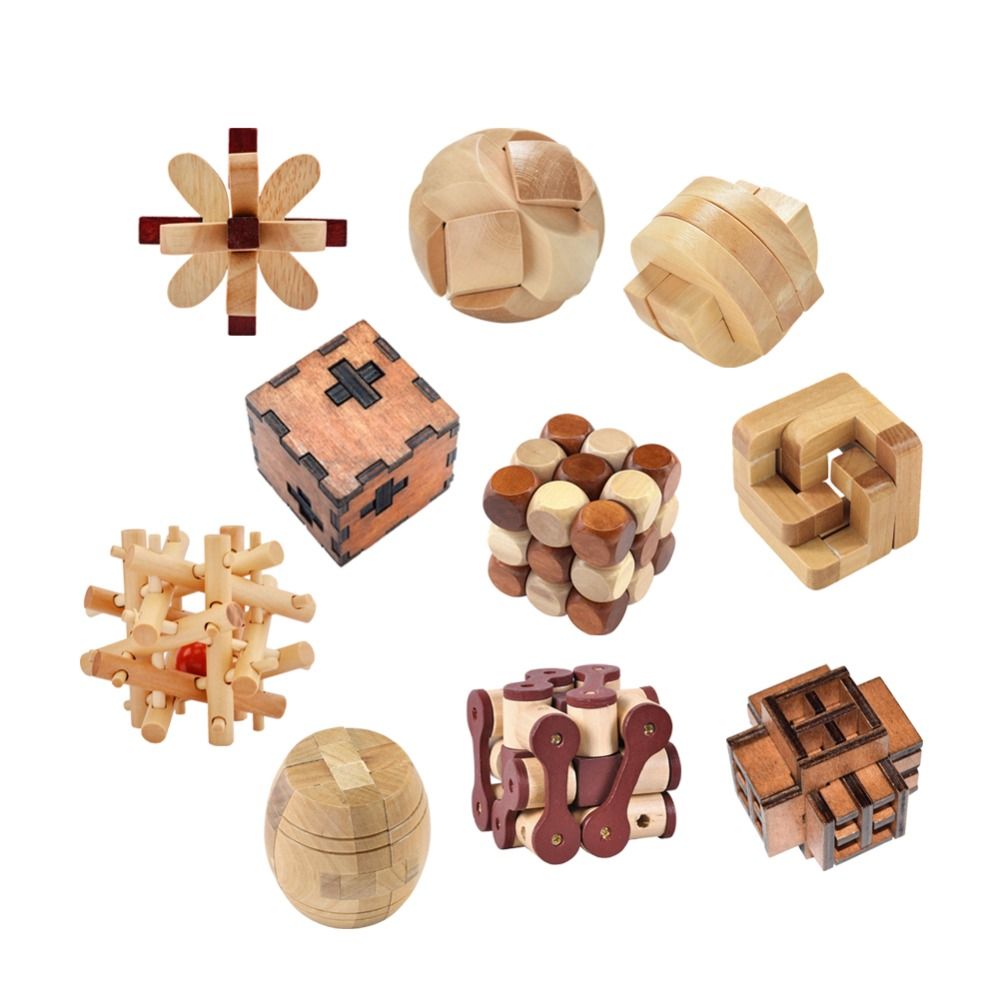 wooden puzzle ball