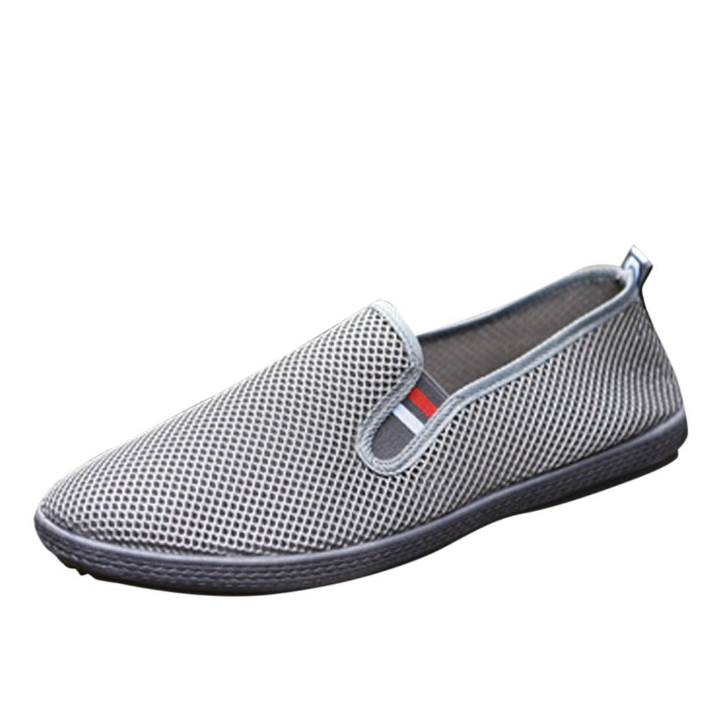 mens mesh boat shoes