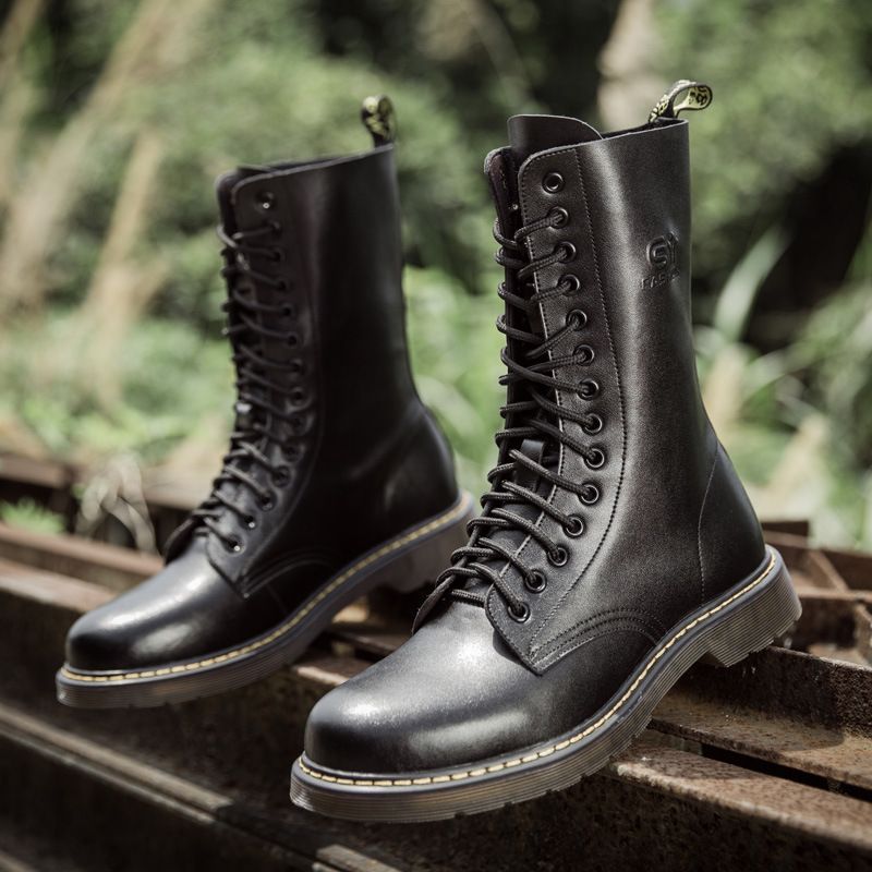 martin boots leather