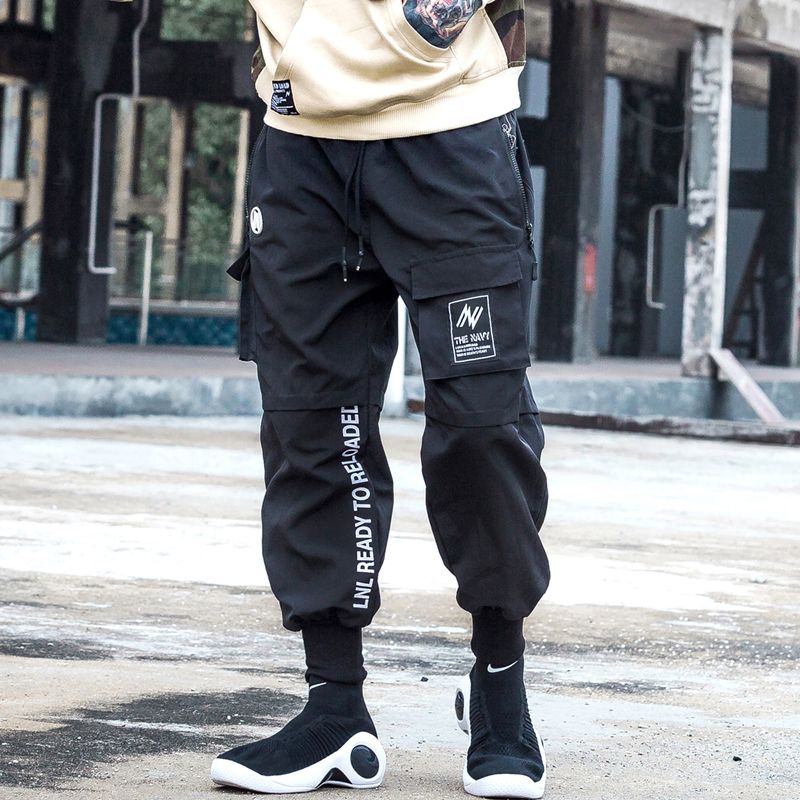 Hip Hop Pencil Pants Men Cargo Pants Streetwear Men Trousers Tactics ...