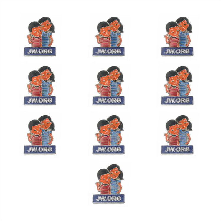 2020 Wholesale Jw Org Caleb And Sophia Lapel Pin