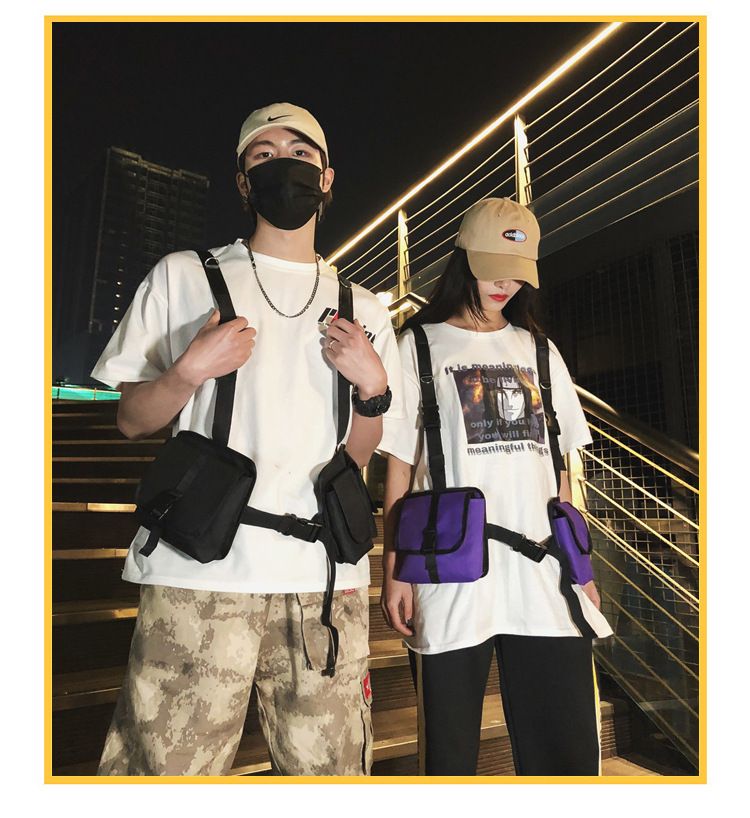 mens chest harness bolsa