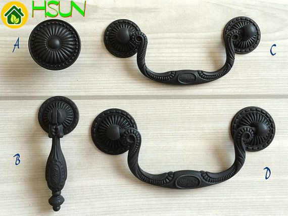 2020 3 4 3 75 Black Dresser Knobs Pulls Drawer Knob Pull Handles