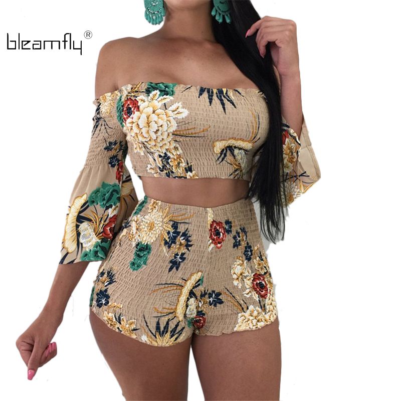 off shoulder romper shorts