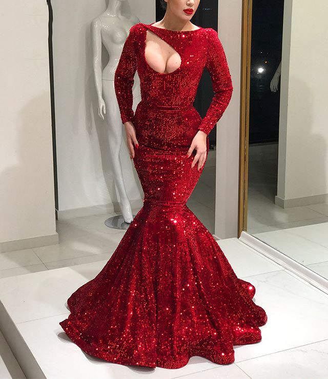Acquistare Ritagliata Abiti Da Ballo Di Laurea Lunghi Collo Alto Glitter  Rosso Paillettes Abito Da Cerimonia A Sirena Con Piume Vestito Da Sera  Africano Economico | Consegna Veloce E Qualità | DHgate Italy