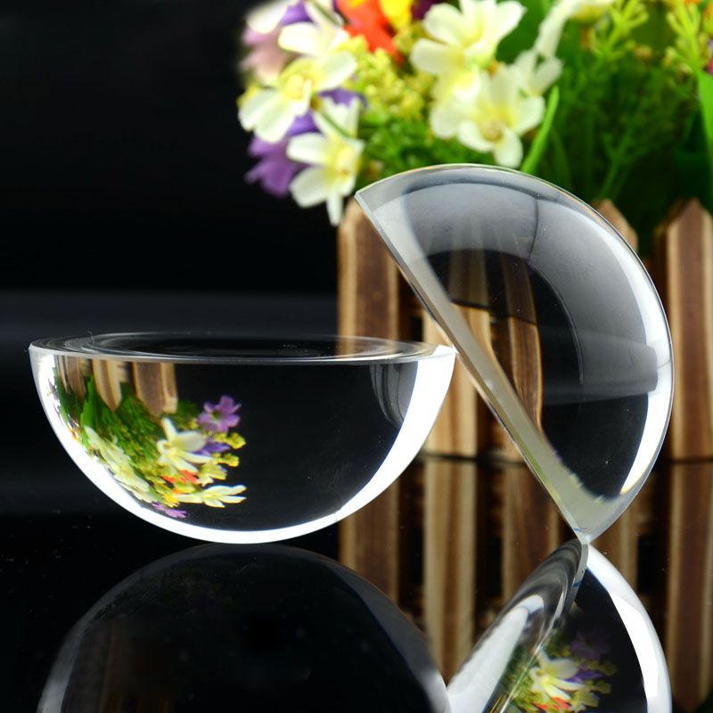 2020 Clear Magnifying Crystal Dome Magnifier Reading Paperweight Semi