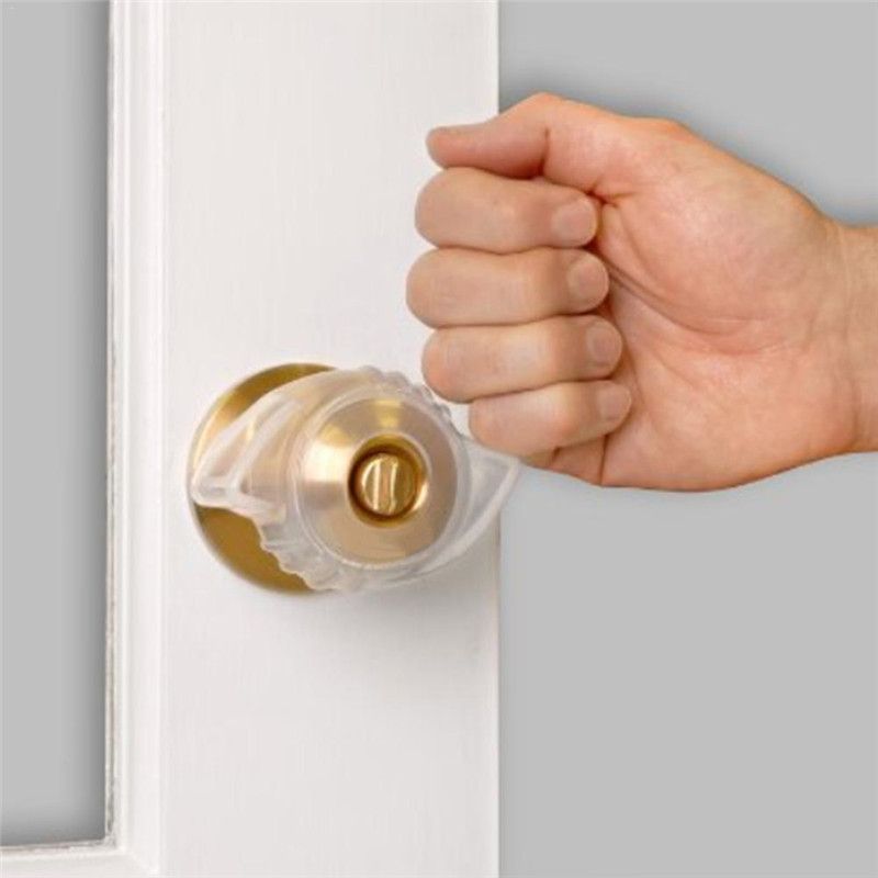 2020 Fluorescent Door Knob Covers Soft Rubber Door Handle Knob Cover
