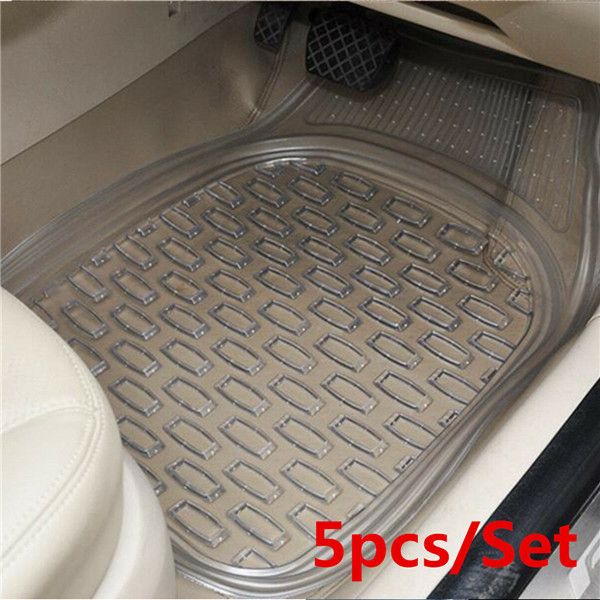Car Floor Mat Clear Pvc Foot Pads Rugs Transparent Mat Wear