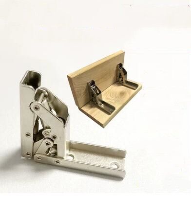 Herrajes muebles 90 ° bisagra puerta plegable conversión improvisada 180 grados placa de