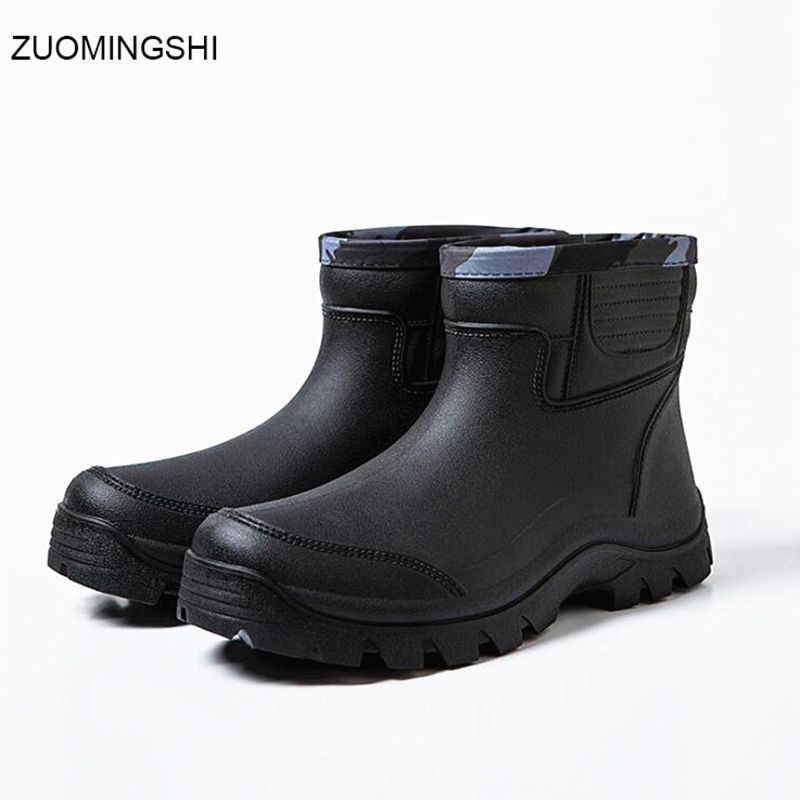 cheap black rain boots