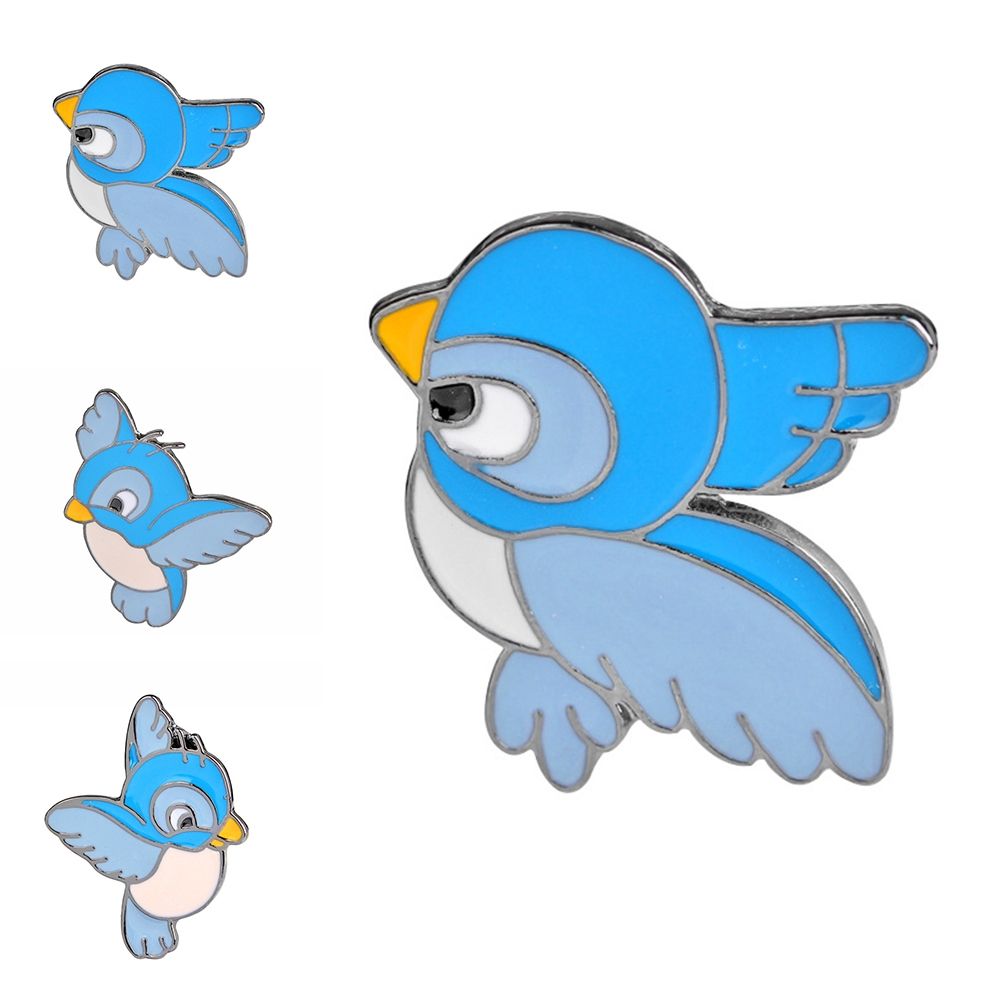 Japanese Fashion Simple Cartoon Creative New Anime Cartoon Little Blue Bird Brooch Women's Little Blue Bird Japanese Fashion Simple Cartoon Creative New Anime Cartoon Little Blue Bird Brooch Women's Little Blue Bird
