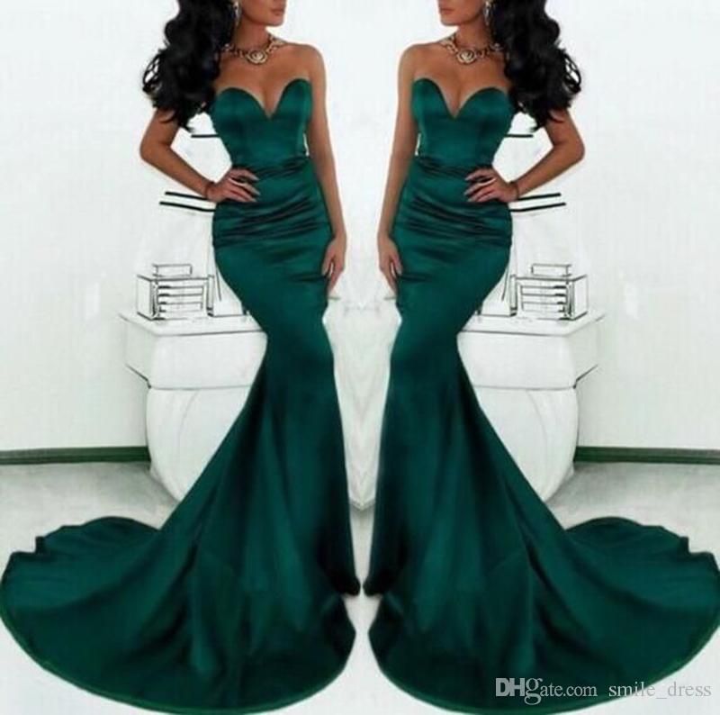 color emerald green dress