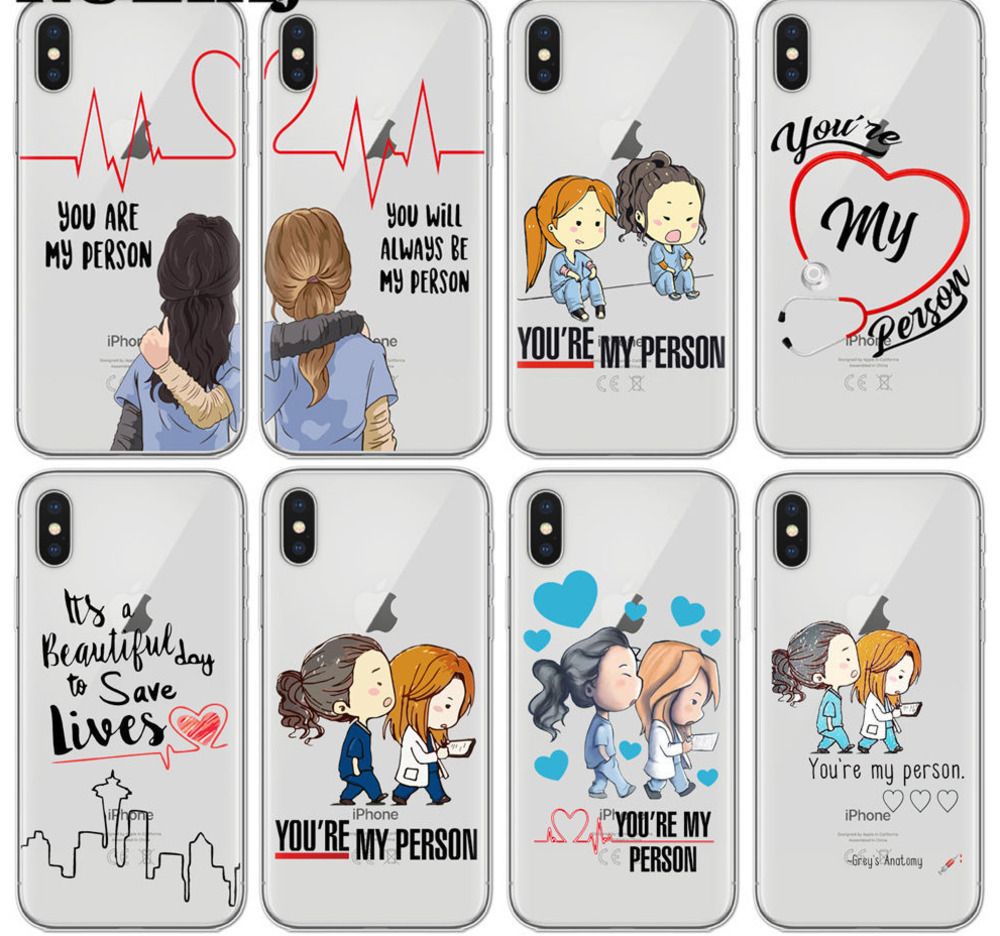 Greys Anatomy Youre My Person Phone Case For Coque IPhone X 8 7 6 6s