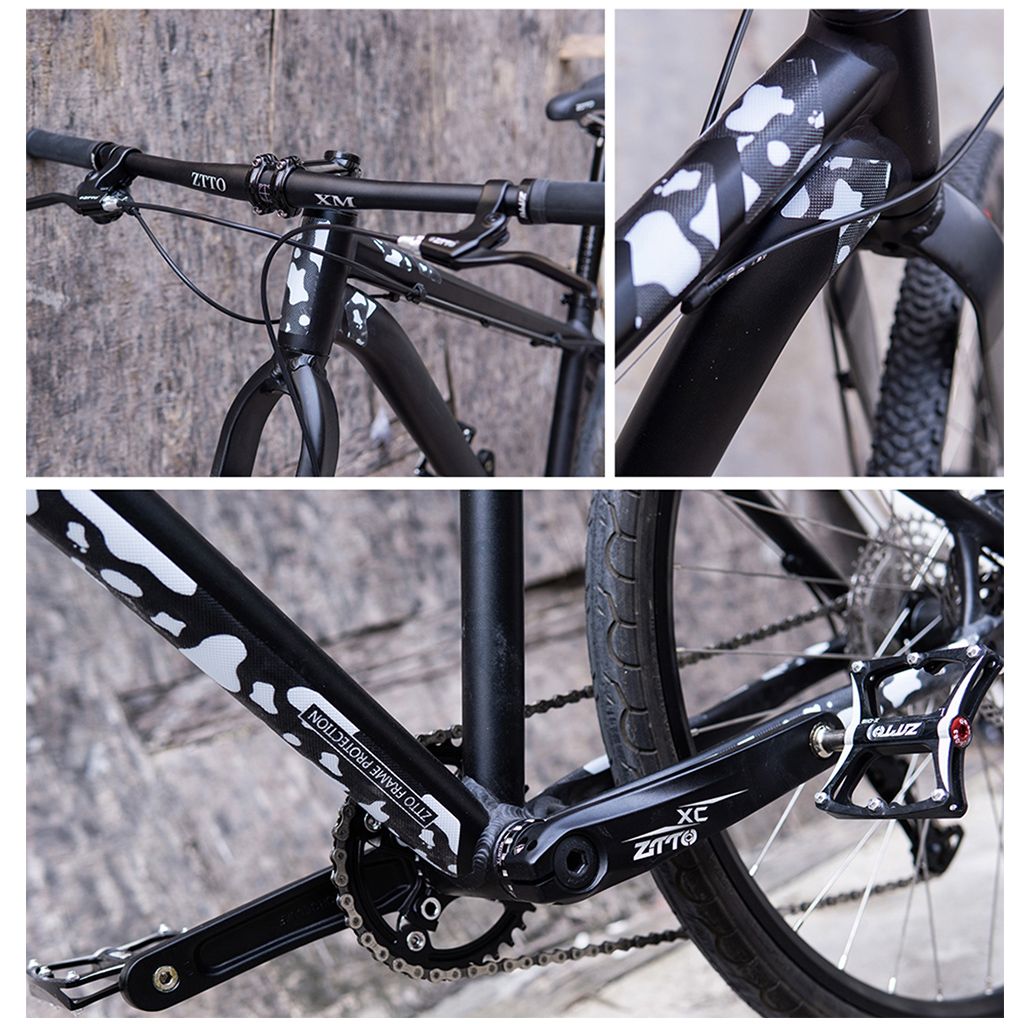 bicycle frame protection stickers