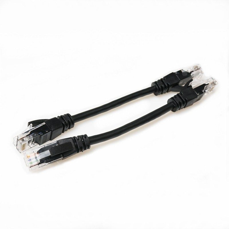 Computer Cables 100PCS Crystal Head RJ45 CAT5 CAT5E Modular Plug Gold Plated Network Connector CN, Cable Length: Other