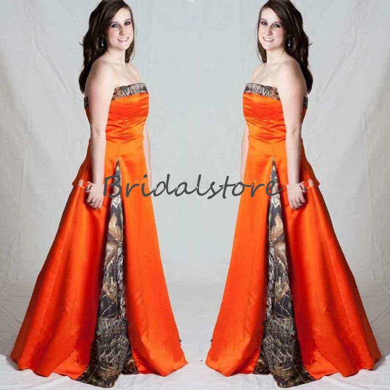 DiscountCheap Orange Camo Wedding ...