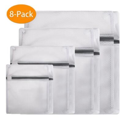 Quality Washing Machine Mesh net Zipped Laundry Wash Bags Bra Sock Underwear UK