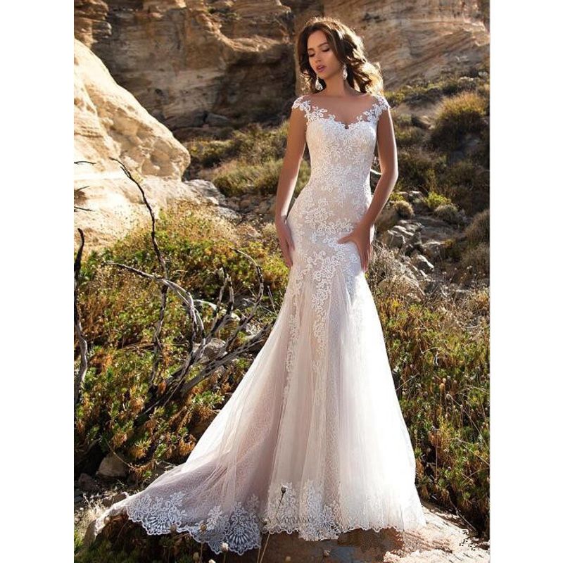 robe sirene col bateau