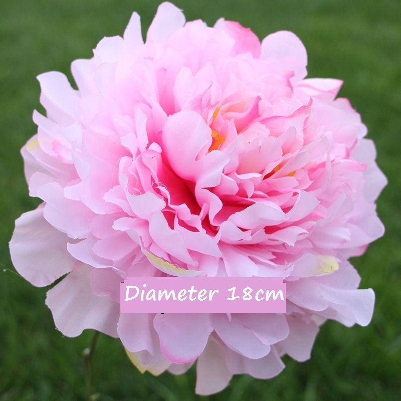 10Pcs Artificial Silk Peony Flower Heads Wedding Birthday Party Home DIY Decors~