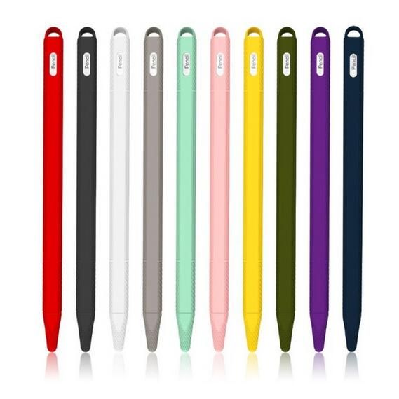 Fintie con 2 pennini colore: Azzurro cielo Custodia in silicone per Apple Pencil di seconda generazione 