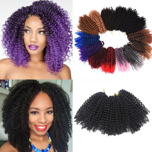 2019 Hot 8inch Marly Braid Synthetic Braiding Hair With Ombre