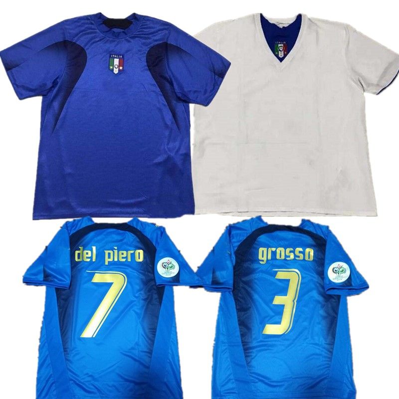 Acquistare Maglia Da Calcio Retrò Italia 2006 Cannavaro Francesco Totti Del  Piero Maglieria Da Calcio Nesta Inzaghi Pirlo Materazzi Toni 06 Italia  Economico | Consegna Veloce E Qualità | It.Dhgate