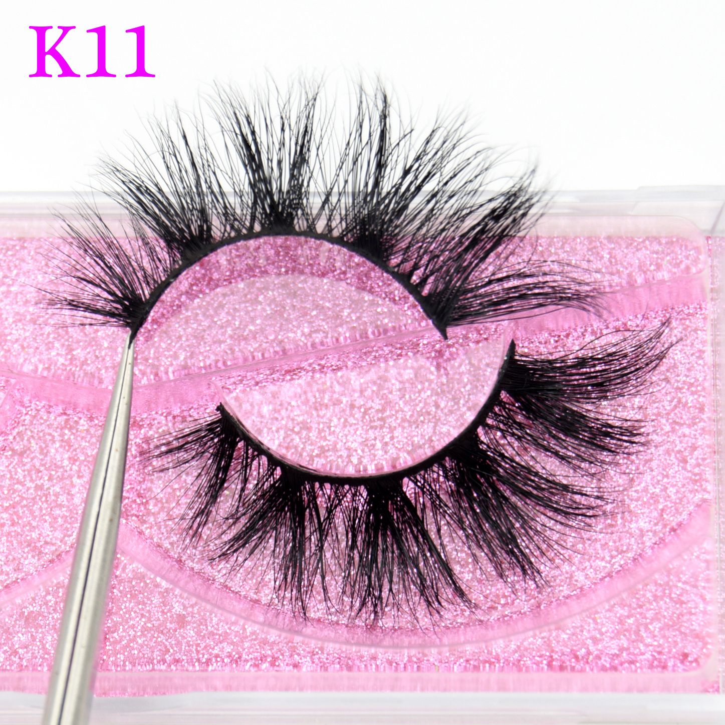 Mink Eyelashes 100% Cruelty Free Handmade 6D Mink Lashes Full Strip ...