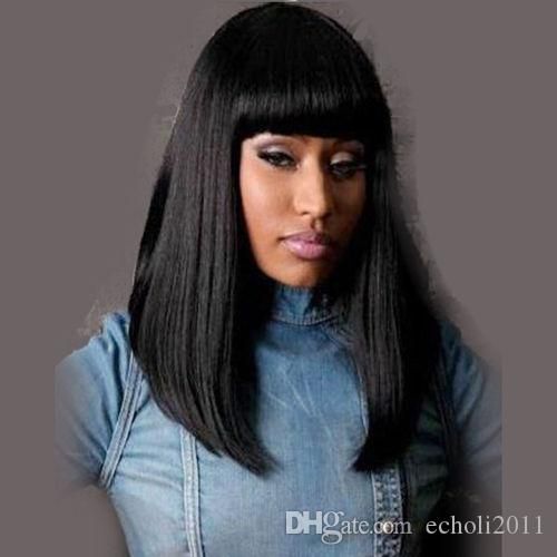 Thick And Natural 300 High Density Long Bob Straight Human Hair