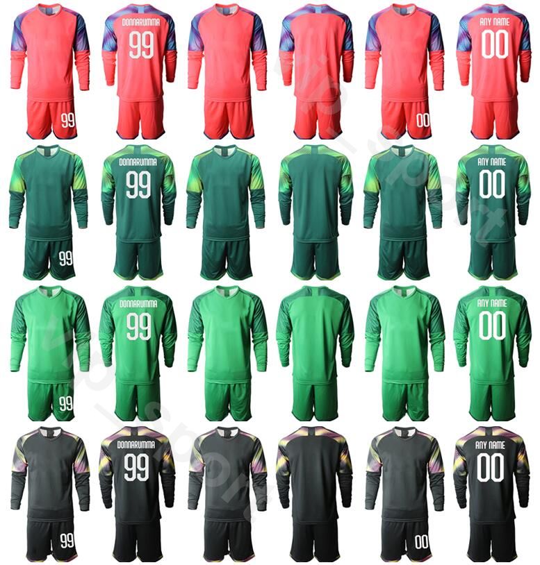 2020 2020 Soccer Long Sleeve Goalie 99 Gianluigi Donnarumma Jersey Set 25 Pepe Reina Green Black Red Goalkeeper Football Shirt Kits Uniform Acml From Vip Sport 10 95 Dhgate Com