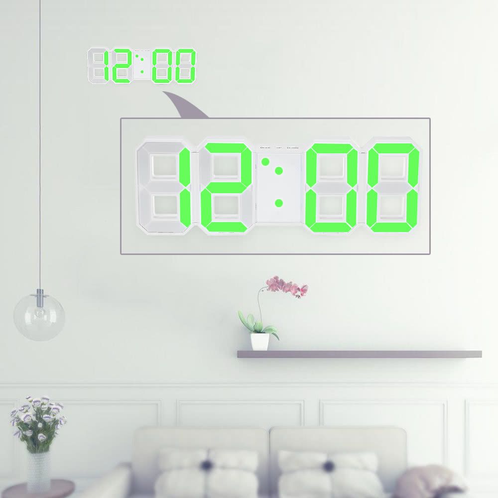 compre reloj digital es un reloj led en gran medida disenada que puede adjuntar a su pared o lugar en su escritorio ya no le toma minutos para decir